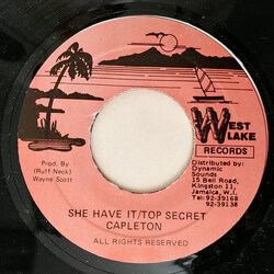 Capleton She Have It Top Secret USED VINYL 7INCH 45 RPM