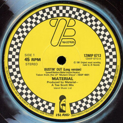Material Bustin' Out VINYL 12" USED