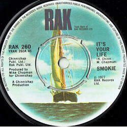Smokie It's Your Life USED VINYL 7INCH 45 RPM SINGLE