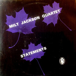 The Milt Jackson Quartet Statements Vinyl LP USED