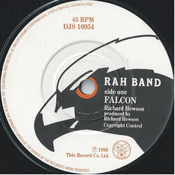 RAH Band Falcon USED VINYL 7INCH 45 RPM SINGLE