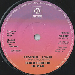 Brotherhood Of Man Beautiful Lover USED VINYL 7INCH 45 RPM SINGLE