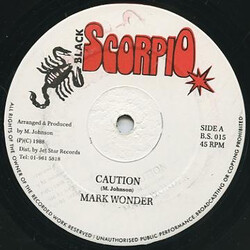 Mark Wonder / Courtney Melody Caution / With You USED VINYL 12INCH 45 RPM