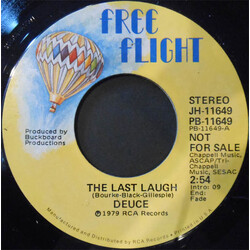 Deuce (26) The Last Laugh USED VINYL 7INCH 45 RPM PROMO STYRENE STEREO MONO