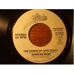 Jennifer Rush The Power Of Love USED VINYL 7INCH 45 RPM SINGLE PROMO