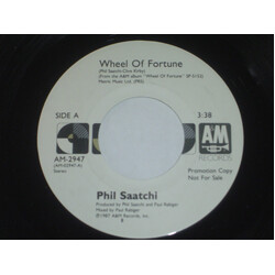 Philip Saatchi Wheel Of Fortune USED VINYL 7INCH 45 RPM SINGLE PROMO STEREO