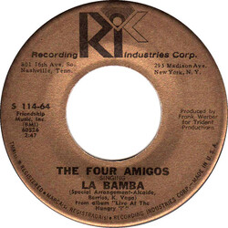 The Four Amigos La Bamba / Swinging Guitar USED VINYL 7INCH 45 RPM SINGLE