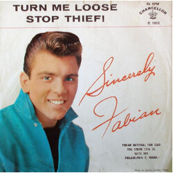 Fabian (6) Turn Me Loose / Stop Thief! USED VINYL 7INCH SINGLE 45 RPM