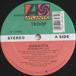 Troop (3) Mamacita USED VINYL 12INCH 33 S RPM SINGLE STEREO