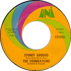 The Foundations Stoney Ground /  I'll Give You Love USED VINYL 7INCH 45 RPM