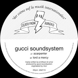 Gucci Soundsystem Acarpenter USED VINYL 12INCH