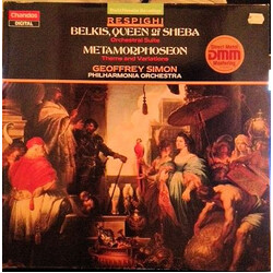Ottorino Respighi / Geoffrey Simon / Philharmonia Orchestra Belkis Queen Of Sheba & Metamorphoseon Vinyl LP USED