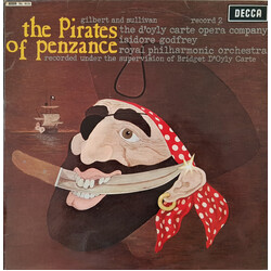 Gilbert & Sullivan / D'Oyly Carte Opera Company / The Royal Philharmonic Orchestra / Isidore Godfrey The Pirates Of Penzance Record 2 Vinyl LP USED