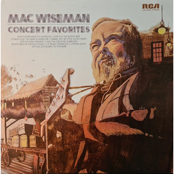 Mac Wiseman Concert Favorites Vinyl LP USED
