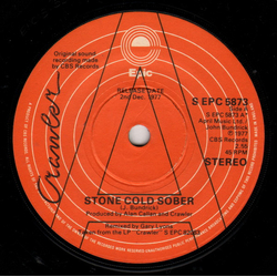 Crawler Stone Cold Sober Vinyl 7" USED