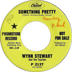 Wynn Stewart / The Tourists (2) Something Pretty / Built-In Love USED VINYL 7INCH 45 RPM SINGLE PROMO