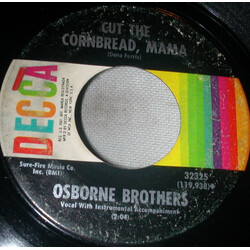 The Osborne Brothers Cut The Cornbread, Mama / If I Could Count On You USED VINYL 7INCH 45 RPM SINGLE