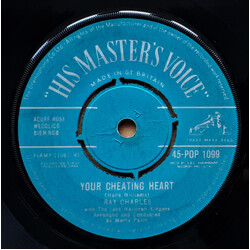 Ray Charles Your Cheating Heart USED VINYL 7INCH 45 RPM