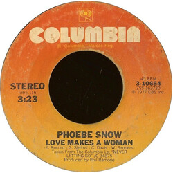 Phoebe Snow Love Makes A Woman USED VINYL 7INCH 45 RPM