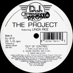 The Project (8) / Linda Rice Out Of Control VINYL 12" USED