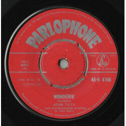 Adam Faith Wonderin' / Easy Going Me USED VINYL 7INCH 45 RPM SINGLE