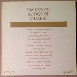 Mantovani And His Orchestra Songs Of Praise Vinyl LP USED