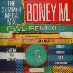 Boney M. The Summer Megamix (Pwl Remixes) Vinyl 7" USED