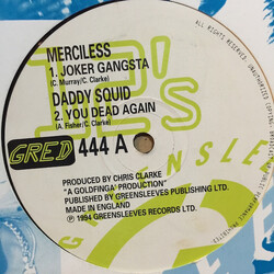 Merciless / Daddy Squid / Goldfinga' Crew Joker Gangsta / You Dead Again / Attack Di Riddim USED VINYL 12INCH 45 RPM