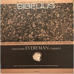 Jean Sibelius / Sir John Barbirolli / Hallé Orchestra Symphony No. 1 In E Minor, Op. 39 Vinyl LP USED