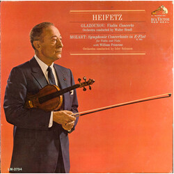 Alexander Glazunov / Wolfgang Amadeus Mozart / Jascha Heifetz / Walter Hendl / William Primrose / Izler Solomon Violin Concerto / Symphonie Concertant