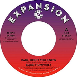 Bobbi Humphrey Baby Don't You Know USED VINYL 7INCH 45 RPM REISSUE REMASTERED STEREO