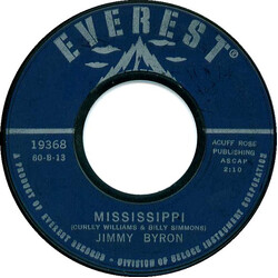 Jimmy Byron Mississippi / Oh La La USED VINYL 7INCH 45 RPM SINGLE