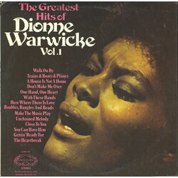 Dionne Warwick The Greatest Hits Of Dionne Warwicke Vol. 1 Vinyl LP USED