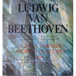 Ludwig Van Beethoven / Suzana Szörenyi / Corneliu Rădulescu Lucrările Pentru Pian La Patru Mîini = Piano Works For Four Hands Vinyl LP USED