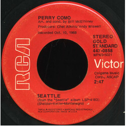 Perry Como Seattle / It's Impossible VINYL 7" USED