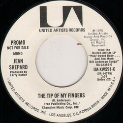 Jean Shepard The Tip Of My Fingers USED VINYL 7INCH 45 RPM PROMO STYRENE STEREO MONO