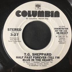T.G. Sheppard Half Past Forever (Till I'm Blue In The Heart) USED VINYL 7INCH 45 RPM PROMO