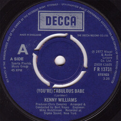 Ken Williams (You're) Fabulous Babe USED VINYL 7INCH 45 RPM SINGLE STEREO