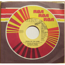 Charley Pride Down On The Farm USED VINYL 7INCH 45 RPM SINGLE