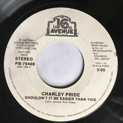Charley Pride Shouldn't It Be Easier Than This USED VINYL 7INCH 45 RPM PROMO