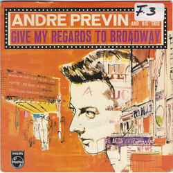 The André Previn Trio Give My Regards To Broadway Vinyl 7" USED
