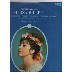 Giuseppe Verdi / RCA Italiana Opera Orchestra / RCA Italiana Opera Chorus / Fausto Cleva Luisa Miller (Highlights) Vinyl LP USED