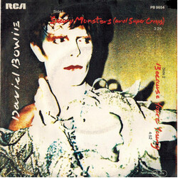 David Bowie Scary Monsters (And Super Creeps) / Because You're Young USED VINYL 7INCH 45 RPM SINGLE STEREO