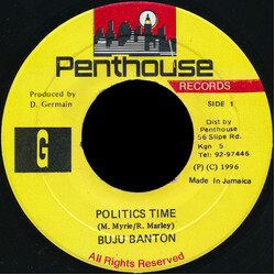 Buju Banton Politics Time USED VINYL 7INCH 45 RPM
