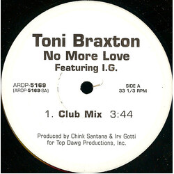 Toni Braxton / Irv Gotti No More Love VINYL 12" USED