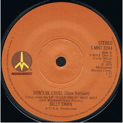Billy Swan Don't Be Cruel Vinyl 7" USED