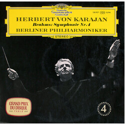 Herbert Von Karajan / Johannes Brahms / Berliner Philharmoniker Symphonie Nr. 4 Vinyl LP USED