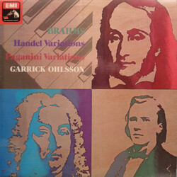 Johannes Brahms / Garrick Ohlsson Handel Variations / Paganini Variations Vinyl LP USED