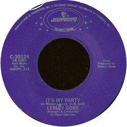 Lesley Gore It's My Party / She's A Fool USED VINYL 7INCH 45 RPM SINGLE REISSUE STYRENE