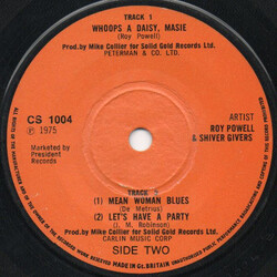 Roy Powell & The Shiver Givers Whoops A Daisy, Masie USED VINYL 7INCH